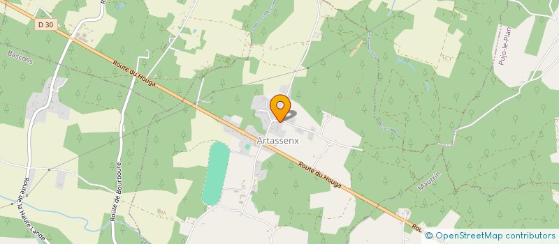 localisation de l'entreprise NTS  ARTASSENX