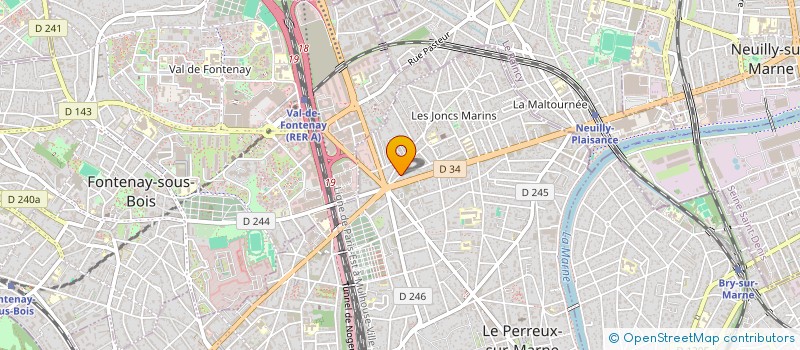 localisation de l'entreprise NTS SHOES  LE PERREUX-SUR-MARNE