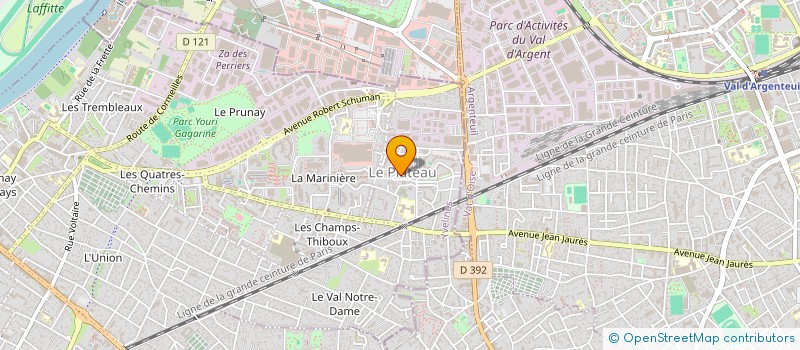 localisation de l'entreprise NTS TELECOM  SARTROUVILLE