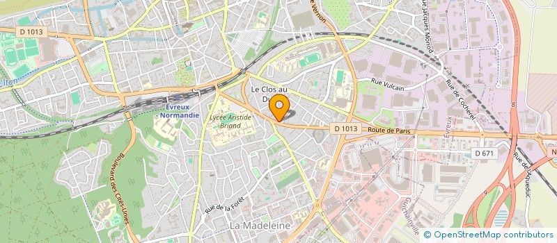 localisation de l'entreprise NTS TRANSPORT  EVREUX