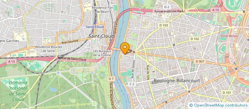 localisation de l'entreprise NTSAMA à BOULOGNE-BILLANCOURT