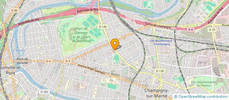 localisation de l'entreprise NTSHOFA à CHAMPIGNY-SUR-MARNE