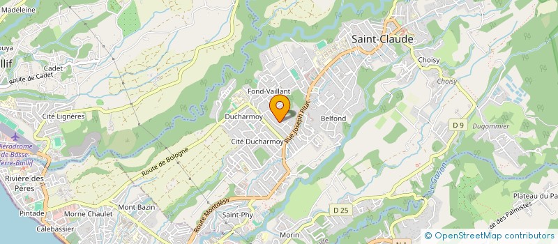localisation de l'entreprise NTSHS FORMAT CREAT ENTREPRISE à SAINT-CLAUDE