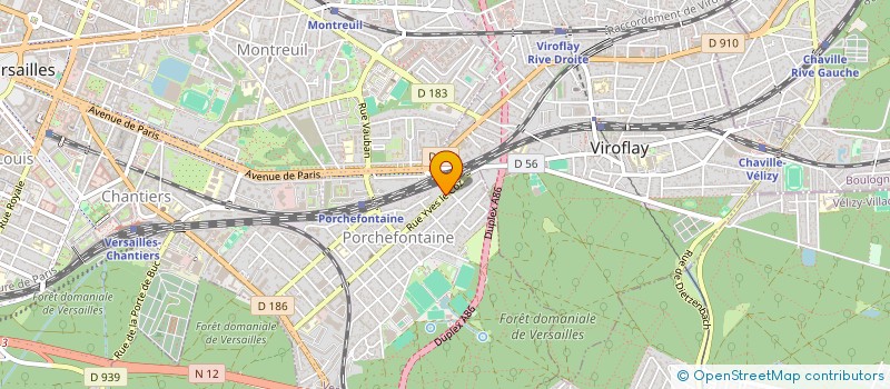 localisation de l'entreprise NTU-CONSULT à VERSAILLES