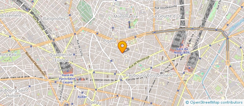 localisation de l'entreprise NTV  PARIS 9