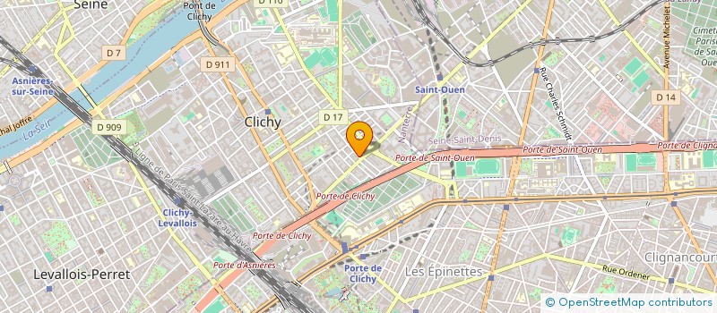 localisation de l'entreprise NU à CLICHY