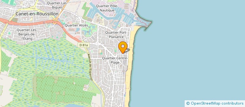 localisation de l'entreprise NU à CANET-EN-ROUSSILLON