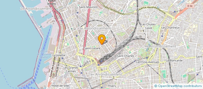 localisation de l'entreprise NU TOWN à MARSEILLE