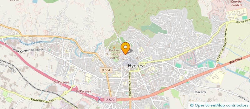 localisation de l'entreprise NU2 à HYERES