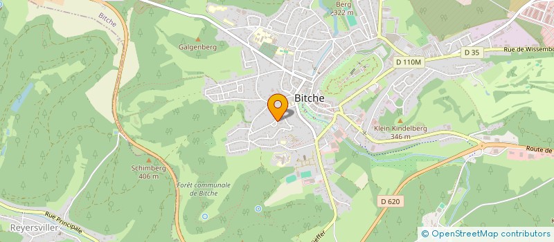 localisation de l'entreprise NUAGE BLANC à BITCHE