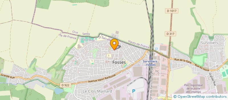 localisation de l'entreprise NUAGE CAMO  FOSSES