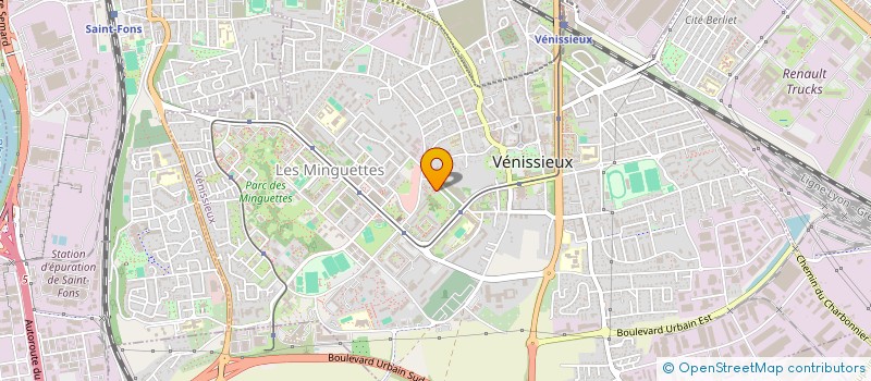 localisation de l'entreprise NUAGE D'AVRIL  VENISSIEUX