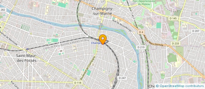 localisation de l'entreprise NUAGE DE BIEN-ETRE  SAINT-MAUR-DES-FOSSES