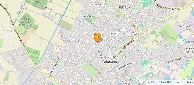 localisation de l'entreprise NUAGE DE DOUCEUR à VILLENEUVE-TOLOSANE
