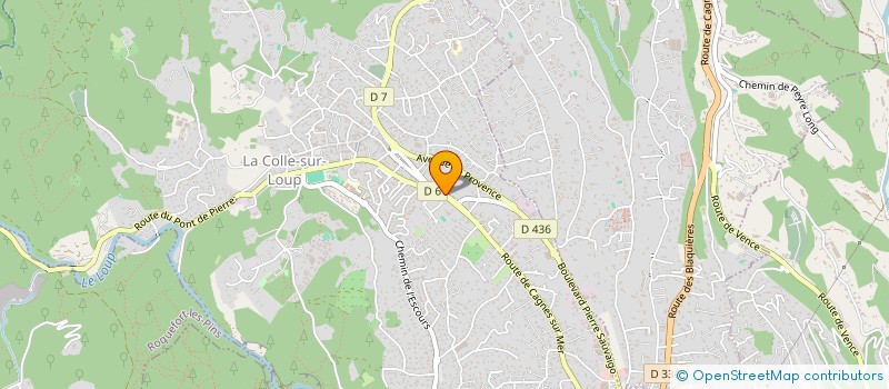 localisation de l'entreprise NUAGE3D  LA COLLE-SUR-LOUP