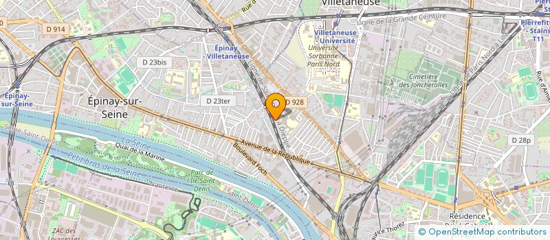 localisation de l'entreprise NUAGES à EPINAY-SUR-SEINE