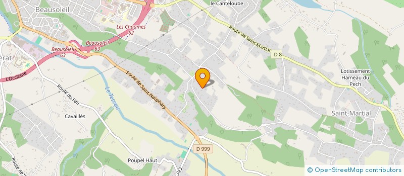 localisation de l'entreprise NUAGES BLEUS  MONTAUBAN