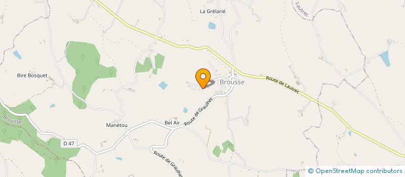 localisation de l'entreprise NUAGES DE GAZ'ELLES  BROUSSE