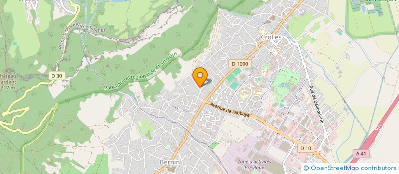 localisation de l'entreprise NUAJ à CROLLES