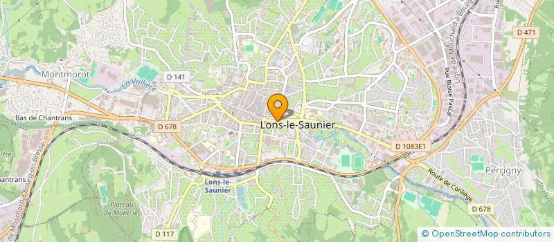 localisation de l'entreprise NUAJE  LONS-LE-SAUNIER