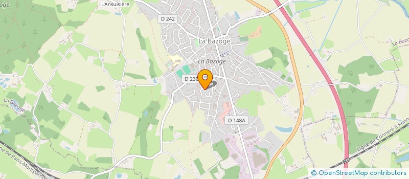 localisation de l'entreprise NUAN'CIEL  LA BAZOGE