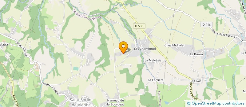 localisation de l'entreprise NUANCE à VIENNE