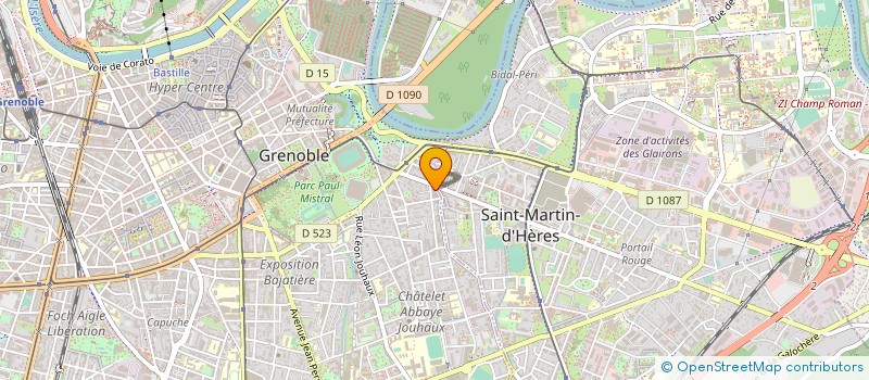 localisation de l'entreprise NUANCE BOIS  GRENOBLE