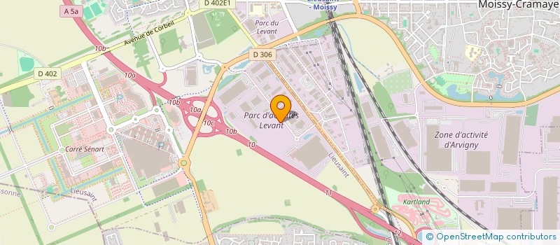 localisation de l'entreprise NUANCE BY ZANZIBAR  LIEUSAINT