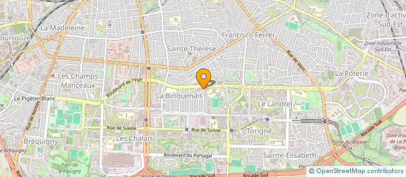 localisation de l'entreprise NUANCE COIFFURE  RENNES