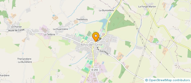 localisation de l'entreprise NUANCE COIFFURE à ATHIS-VAL DE ROUVRE