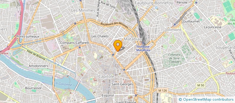 localisation de l'entreprise NUANCE COIFFURE BY CR à TOULOUSE