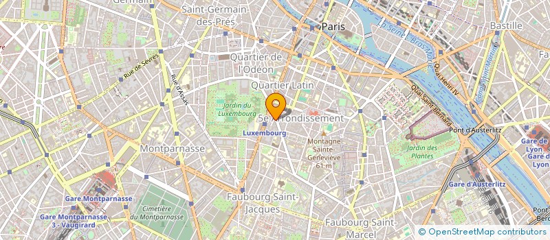 localisation de l'entreprise NUANCE IV à PARIS