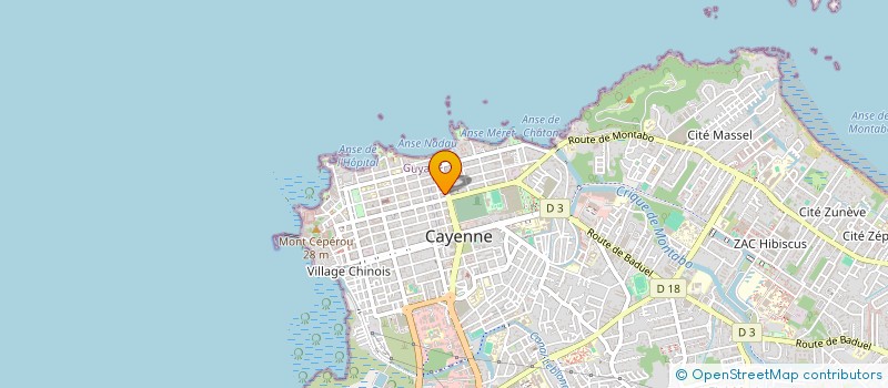 localisation de l'entreprise NUANCE JAM  CAYENNE