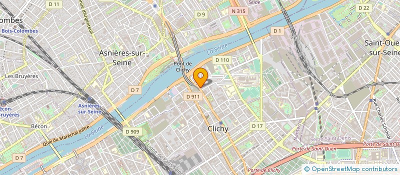 localisation de l'entreprise NUANCE PAIN à CLICHY