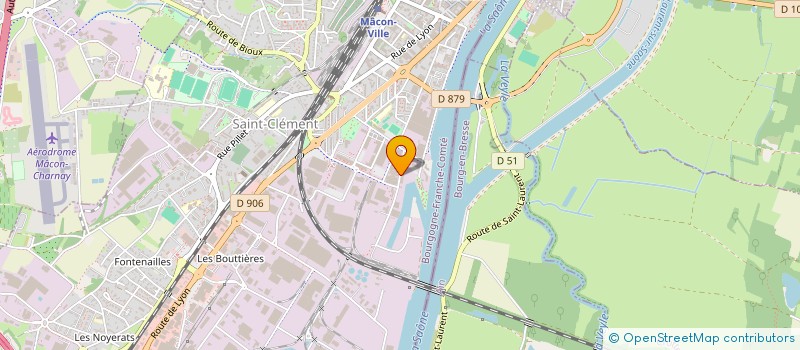 localisation de l'entreprise NUANCE PEINTURE  MACON