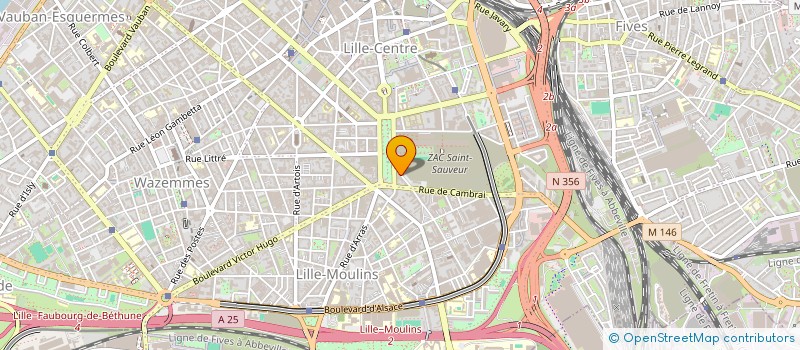 localisation de l'entreprise NUANCE PLUS à LILLE