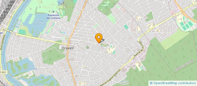 localisation de l'entreprise NUANCE RAVALEMENT à DRAVEIL