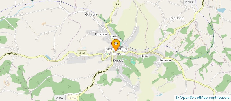 localisation de l'entreprise NUANCE STUDIO DE DANSE  MONTFORT-EN-CHALOSSE