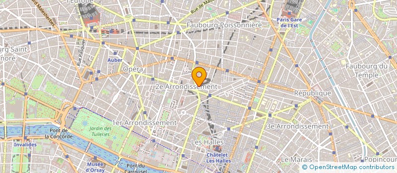 localisation de l'entreprise NUANCES à PARIS