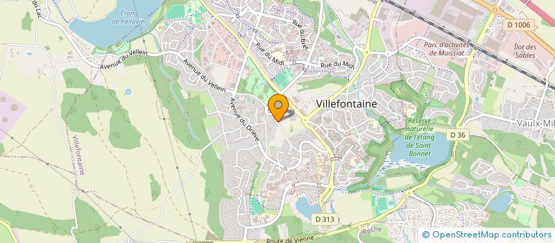 localisation de l'entreprise NUANCES à VILLEFONTAINE