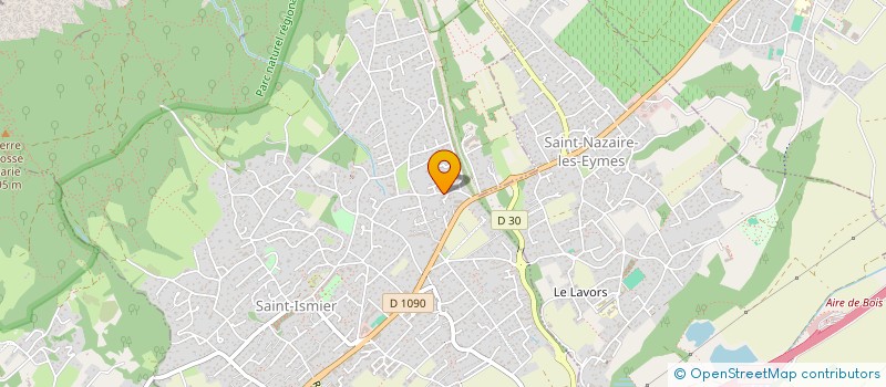 localisation de l'entreprise NUANCES  SAINT-ISMIER