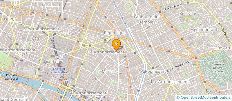 localisation de l'entreprise NUANCES à PARIS