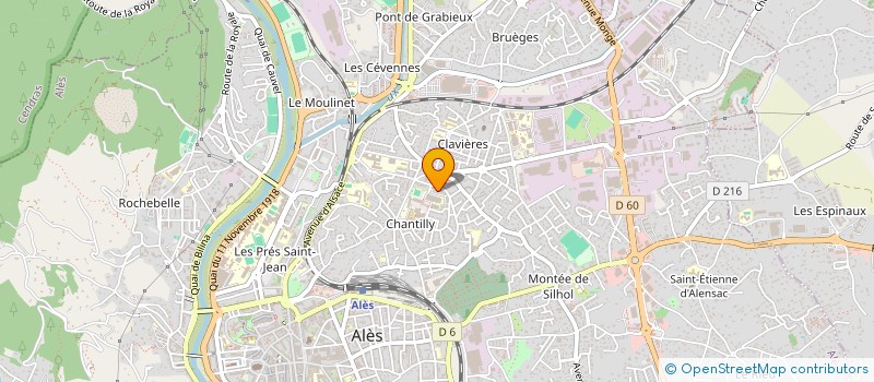 localisation de l'entreprise NUANCES  ALES