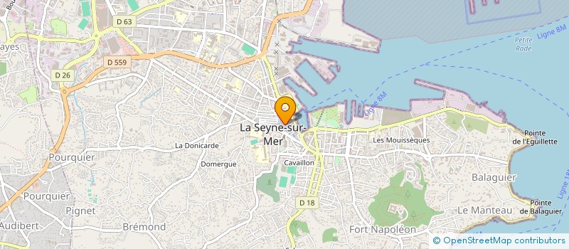 localisation de l'entreprise NUANCES à LA SEYNE-SUR-MER