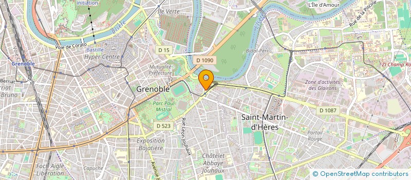 localisation de l'entreprise NUANCES  GRENOBLE