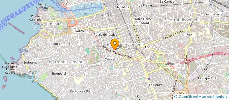 localisation de l'entreprise NUANCES  MARSEILLE