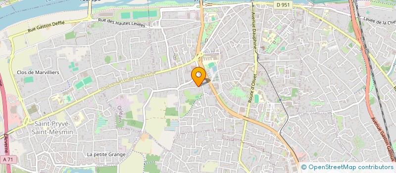 localisation de l'entreprise NUANCES à ORLEANS