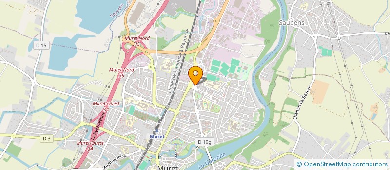 localisation de l'entreprise NUANCES  MURET