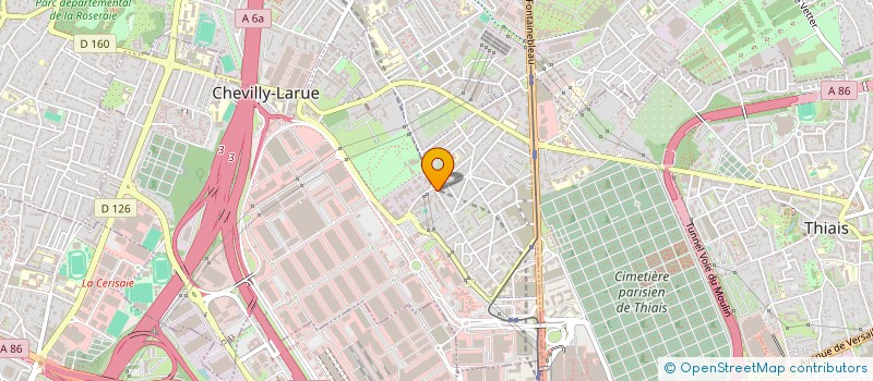 localisation de l'entreprise NUANCES  CHEVILLY-LARUE