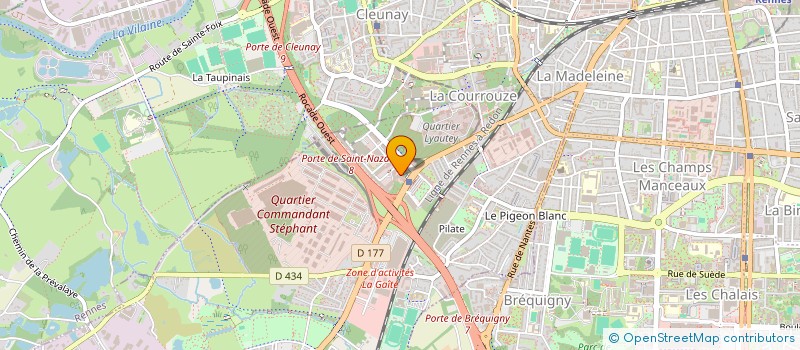 localisation de l'entreprise NUANCES  SAINT-JACQUES-DE-LA-LANDE